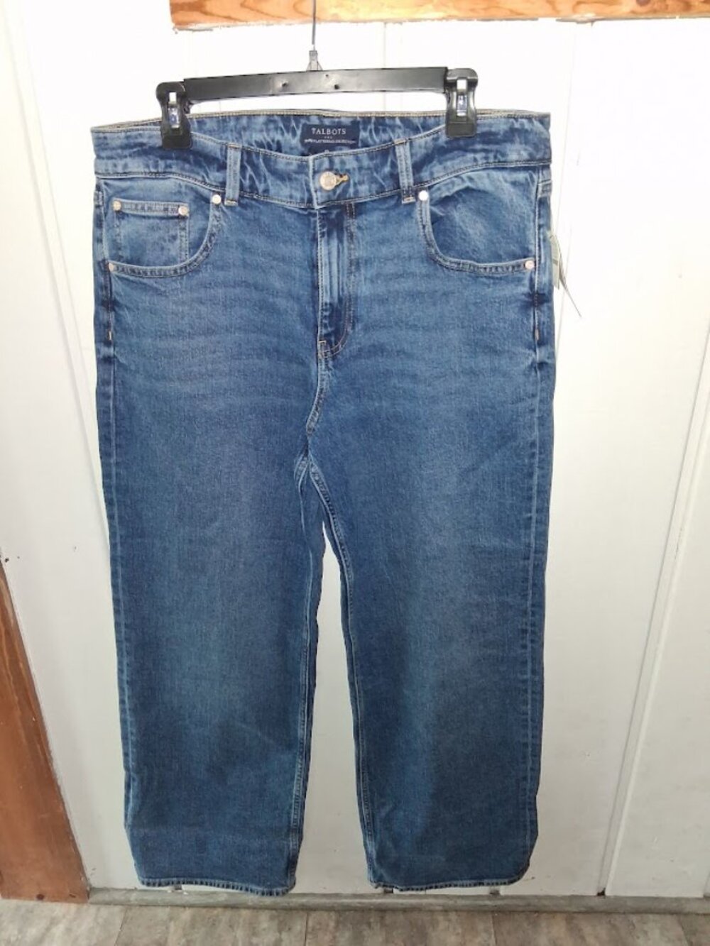Talbots Simply Flattering Stretch Denim Ankle Jeans NWT Sz 12